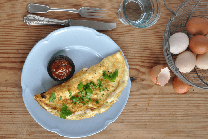 Omelette with Ballymaloe Relish