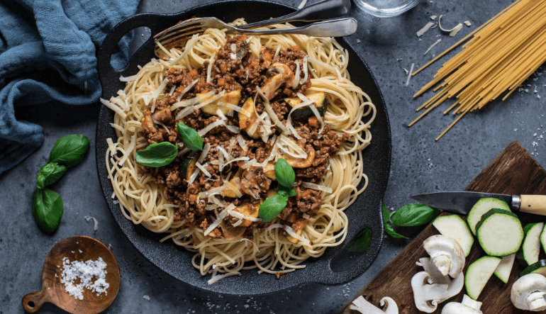 Spaghetti Bolognese with Ballymaloe Bolognese Sauce