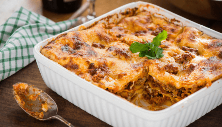 Lasagne with Ballymaloe Bolognese Sauce