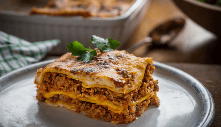 Lasagne with Ballymaloe Bolognese Sauce