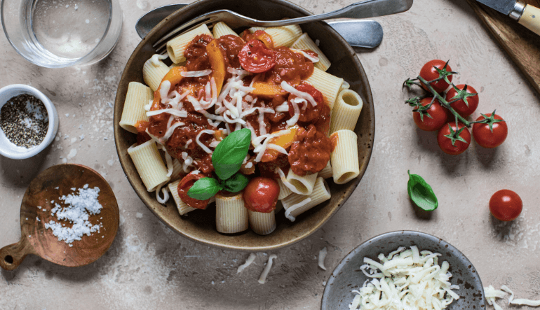 Chorizo Pasta with Ballymaloe Italian Tomato Pasta Sauce