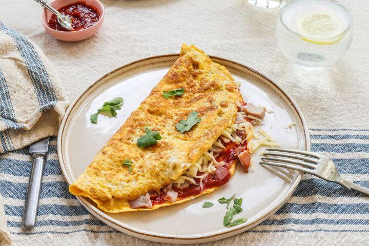 Chicken and Bacon Omelette with Ballymaloe Relish | Ballymaloe Foods